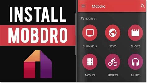 How to download, install and use Mobdro